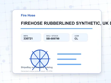 FIREHOSE RUBBERLINED SYNTHETIC, UK DOT 45MMX15MTR 1.3MPA - Fire Hose - IMPA 330721 - UOM CL