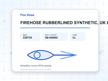 FIREHOSE RUBBERLINED SYNTHETIC, UK DOT 45MMX18MTR 1.3MPA - Fire Hose - IMPA 330724 - UOM CL