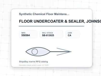 FLOOR UNDERCOATER & SEALER, JOHNSON BASIC COAT 18LTR - Synthetic Chemical Floor Maintenance - IMPA 550564 - UOM CA