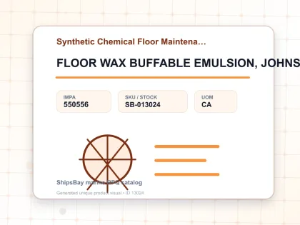 FLOOR WAX BUFFABLE EMULSION, JOHNSON T/G 18LTR - Synthetic Chemical Floor Maintenance - IMPA 550556 - UOM CA