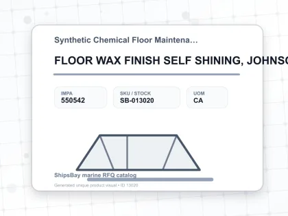 FLOOR WAX FINISH SELF SHINING, JOHNSON IMPRESS COAT 18LTR - Synthetic Chemical Floor Maintenance - IMPA 550542 - UOM CA