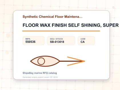 FLOOR WAX FINISH SELF SHINING, SUPER COMPLETE 18LTR - Synthetic Chemical Floor Maintenance - IMPA 550536 - UOM CA