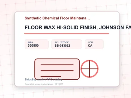 FLOOR WAX HI-SOLID FINISH, JOHNSON FAST-STEP 18LTR - Synthetic Chemical Floor Maintenance - IMPA 550550 - UOM CA