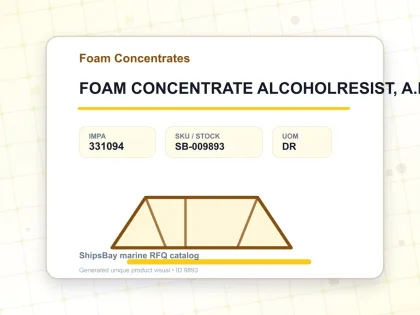 FOAM CONCENTRATE ALCOHOLRESIST, A.F.F.F. 6% 200LTR - Foam Concentrates - IMPA 331094 - UOM DR