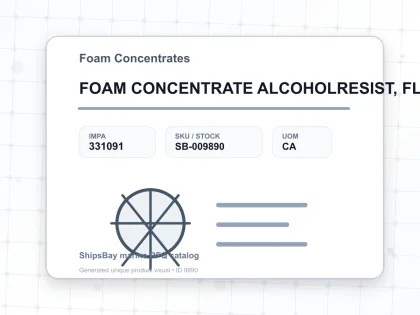 FOAM CONCENTRATE ALCOHOLRESIST, FLUOROPROTEIN FOAM 6% 20LTR - Foam Concentrates - IMPA 331091 - UOM CA