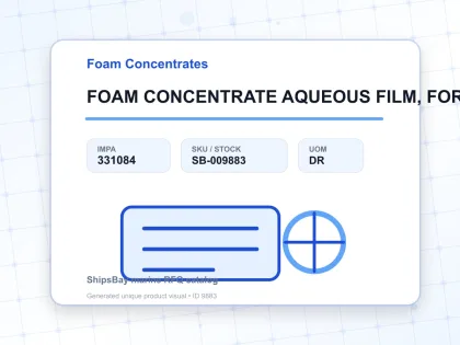FOAM CONCENTRATE AQUEOUS FILM, FORMING FOAM 3% 200LTR - Foam Concentrates - IMPA 331084 - UOM DR