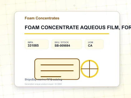 FOAM CONCENTRATE AQUEOUS FILM, FORMING FOAM 6% 20LTR - Foam Concentrates - IMPA 331085 - UOM CA