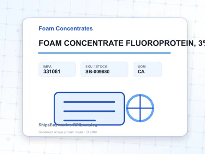FOAM CONCENTRATE FLUOROPROTEIN, 3% 20LTR - Foam Concentrates - IMPA 331081 - UOM CA