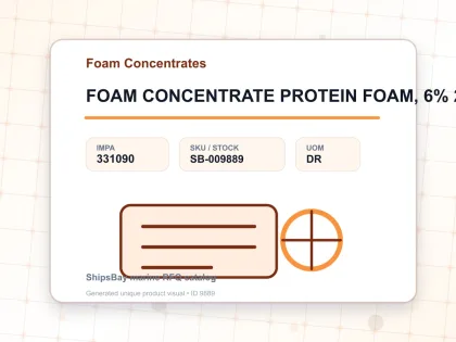 FOAM CONCENTRATE PROTEIN FOAM, 6% 200LTR - Foam Concentrates - IMPA 331090 - UOM DR