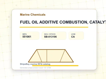 FUEL OIL ADDITIVE COMBUSTION, CATALYTIC CONCENTRATED 18LTR - Marine Chemicals - IMPA 551061 - UOM CA
