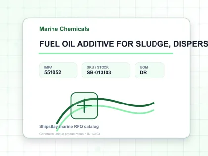 FUEL OIL ADDITIVE FOR SLUDGE, DISPERSION 200LTR - Marine Chemicals - IMPA 551052 - UOM DR