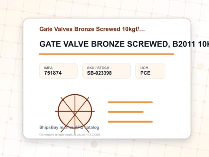 GATE VALVE BRONZE SCREWED, B2011 10KG 1-1/4" - Gate Valves Bronze Screwed 10kgf/cm2 B-2011 - IMPA 751874 - UOM PCE
