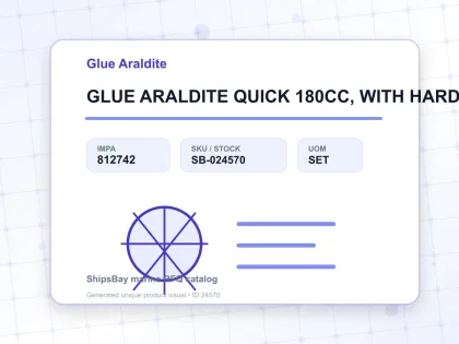 GLUE ARALDITE QUICK 180CC, WITH HARDENER - Glue Araldite - IMPA 812742 - UOM SET