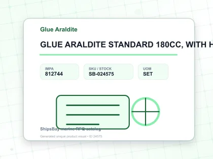 GLUE ARALDITE STANDARD 180CC, WITH HARDENER - Glue Araldite - IMPA 812744 - UOM SET