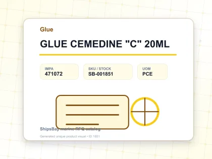GLUE CEMEDINE "C" 20ML - Glue - IMPA 471072 - UOM PCE