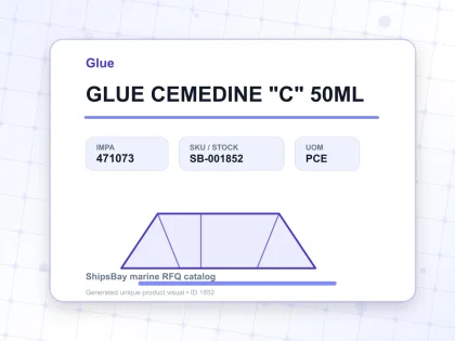 GLUE CEMEDINE "C" 50ML - Glue - IMPA 471073 - UOM PCE