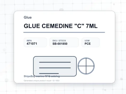 GLUE CEMEDINE "C" 7ML - Glue - IMPA 471071 - UOM PCE