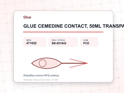 GLUE CEMEDINE CONTACT, 50ML TRANSPARENT - Glue - IMPA 471052 - UOM PCE