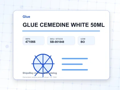 GLUE CEMEDINE WHITE 50ML - Glue - IMPA 471066 - UOM BO