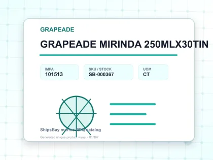 GRAPEADE MIRINDA 250MLX30TIN - GRAPEADE - IMPA 101513 - UOM CT