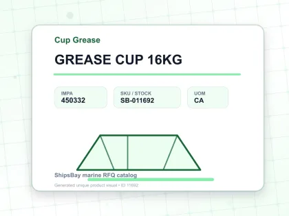 GREASE CUP 16KG - Cup Grease - IMPA 450332 - UOM CA
