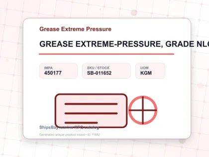 GREASE EXTREME-PRESSURE, GRADE NLGI 3 - Grease Extreme Pressure - IMPA 450177 - UOM KGM