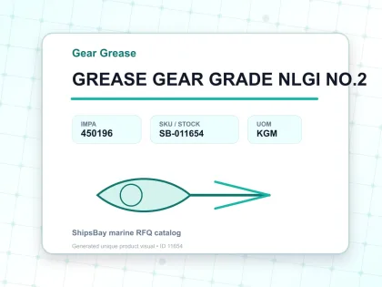 GREASE GEAR GRADE NLGI NO.2 - Gear Grease - IMPA 450196 - UOM KGM