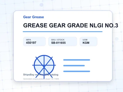 GREASE GEAR GRADE NLGI NO.3 - Gear Grease - IMPA 450197 - UOM KGM