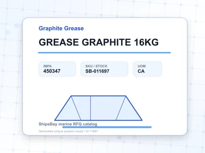 GREASE GRAPHITE 16KG - Graphite Grease - IMPA 450347 - UOM CA