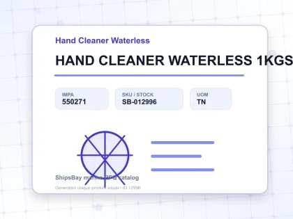 HAND CLEANER WATERLESS 1KGS - Hand Cleaner Waterless - IMPA 550271 - UOM TN