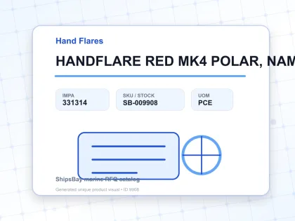 HANDFLARE RED MK4 POLAR, NAMMO LIAB - Hand Flares - IMPA 331314 - UOM PCE