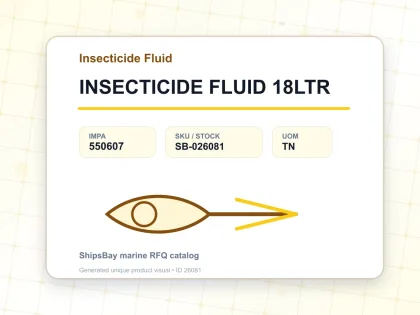 INSECTICIDE FLUID 18LTR - Insecticide Fluid - IMPA 550607 - UOM TN