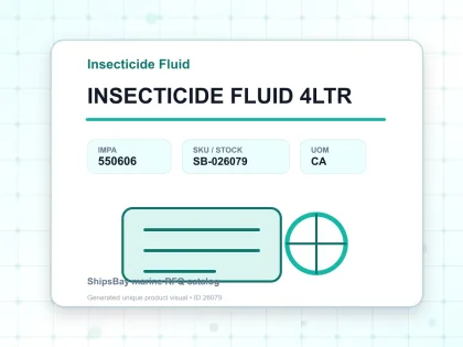INSECTICIDE FLUID 4LTR - Insecticide Fluid - IMPA 550606 - UOM CA