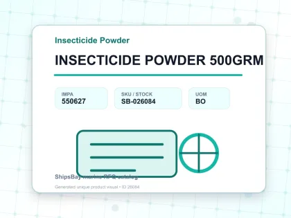 INSECTICIDE POWDER 500GRM - Insecticide Powder - IMPA 550627 - UOM BO