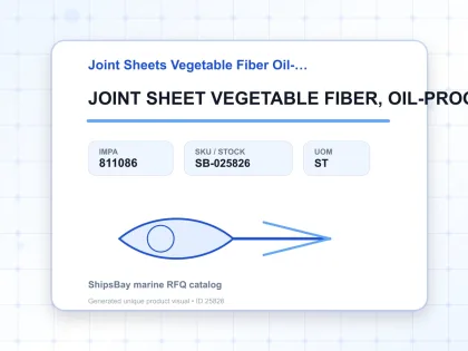 JOINT SHEET VEGETABLE FIBER, OIL-PROOF 1.6X1000X1000MM - Joint Sheets Vegetable Fiber Oil-proof - IMPA 811086 - UOM ST