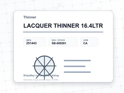 LACQUER THINNER 16.4LTR - Thinner - IMPA 251443 - UOM CA