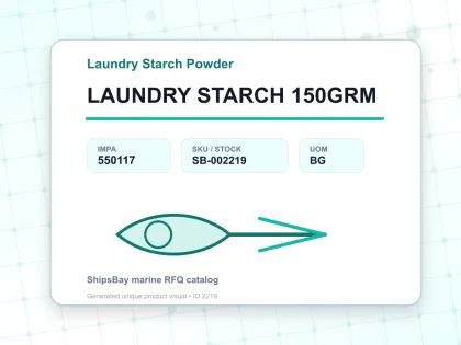 LAUNDRY STARCH 150GRM - Laundry Starch Powder - IMPA 550117 - UOM BG