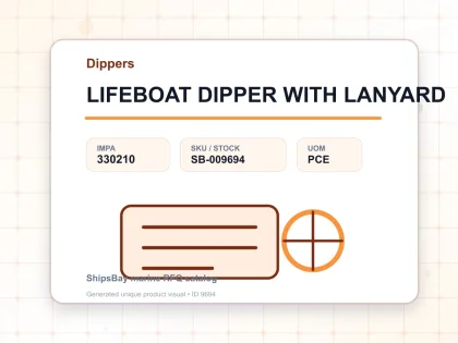LIFEBOAT DIPPER WITH LANYARD - Dippers - IMPA 330210 - UOM PCE