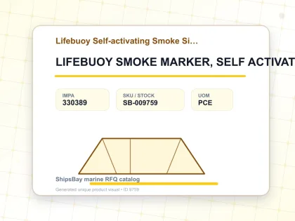 LIFEBUOY SMOKE MARKER, SELF ACTIVATING KOKUSAI KS-6 - Lifebuoy Self-activating Smoke Signals - IMPA 330389 - UOM PCE