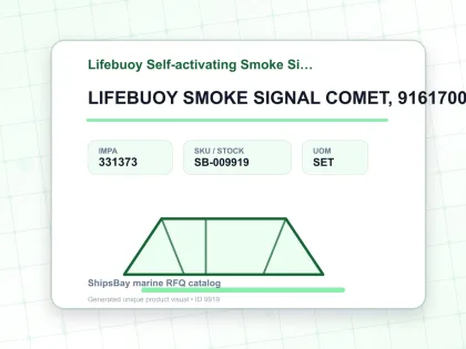 LIFEBUOY SMOKE SIGNAL COMET, 9161700 W/BRACKET - Lifebuoy Self-activating Smoke Signals - IMPA 331373 - UOM SET