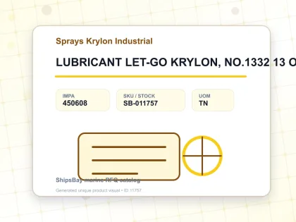 LUBRICANT LET-GO KRYLON, NO.1332 13 OZ - Sprays Krylon Industrial - IMPA 450608 - UOM TN
