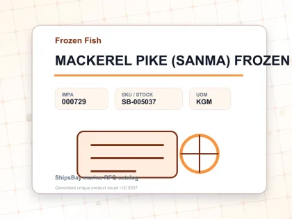 MACKEREL PIKE (SANMA) FROZEN - Frozen Fish - IMPA 000729 - UOM KGM