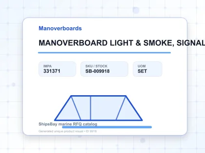 MANOVERBOARD LIGHT & SMOKE, SIGNAL COMET 9181600 W/BRACKET - Manoverboards - IMPA 331371 - UOM SET