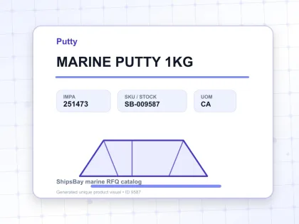 MARINE PUTTY 1KG - Putty - IMPA 251473 - UOM CA