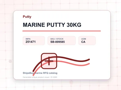 MARINE PUTTY 30KG - Putty - IMPA 251471 - UOM CA