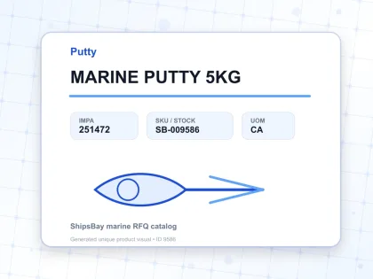MARINE PUTTY 5KG - Putty - IMPA 251472 - UOM CA