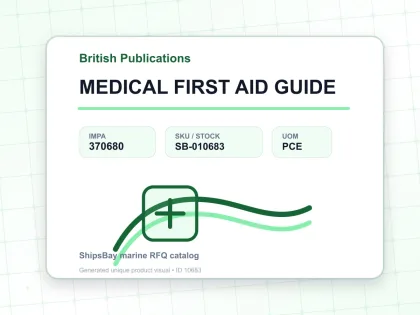MEDICAL FIRST AID GUIDE - British Publications - IMPA 370680 - UOM PCE