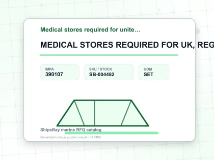 MEDICAL STORES REQUIRED FOR UK, REG.1995 SI#1802 CATEGORY B - Medical stores required for united Kingdom Merchant Ships and Fishing Vessels - IMPA 390107 - UOM SET