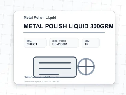 METAL POLISH LIQUID 300GRM - Metal Polish Liquid - IMPA 550351 - UOM TN