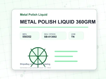 METAL POLISH LIQUID 360GRM - Metal Polish Liquid - IMPA 550352 - UOM TN